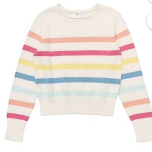 GAP Kids Spring Striped Crew Neck Sweater